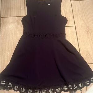 B Darlin Black A-Line Sleeveless Dress for Prom